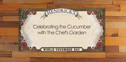 Celebrating The Cucumber with The Chef