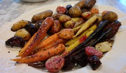 Sheet Roasted Root Vegetables and Potatoes Recipe Image