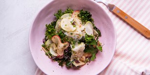 Kohlrabi and Apple Salad with Caraway Thumbnail